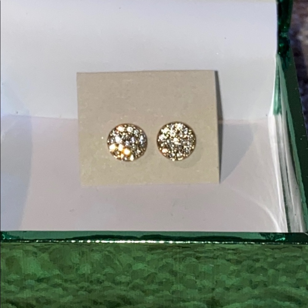 Copper tone earrings-delicate but beautiful!